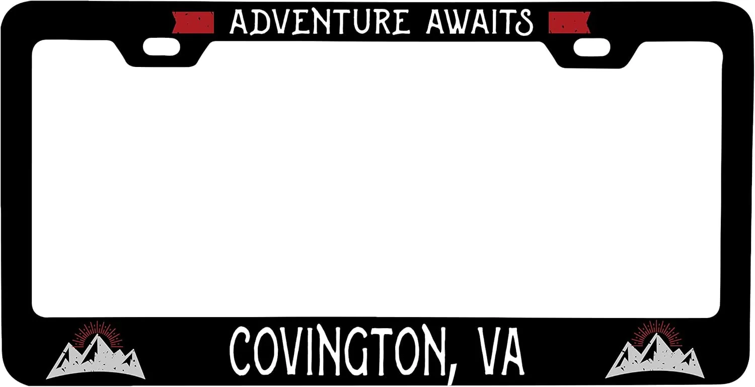Covington Virginia Vanity Metal License Plate Frame