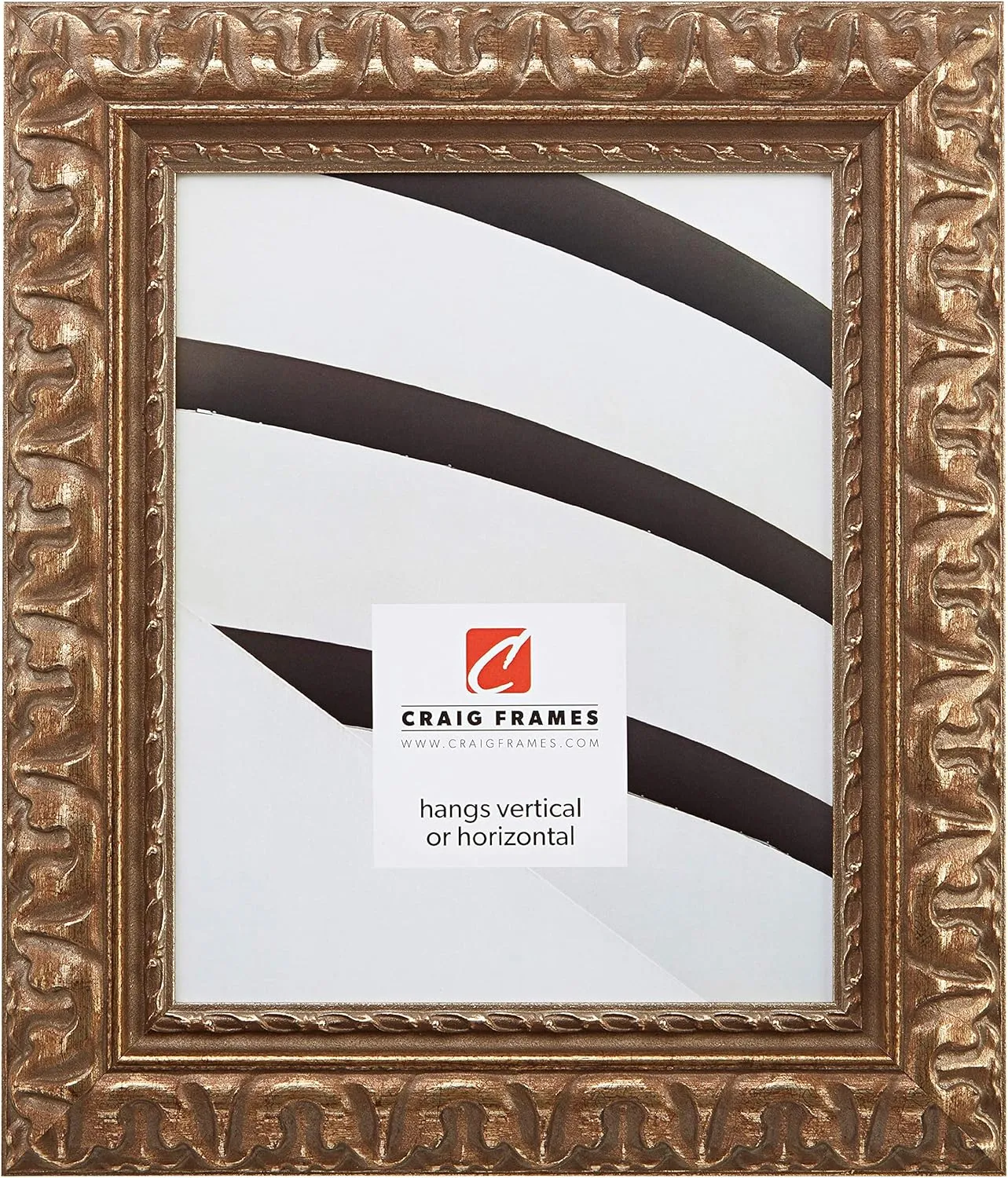 Craig Frames Bravado Ornate Antique Bronze Picture Frame, 18 by 24-Inch