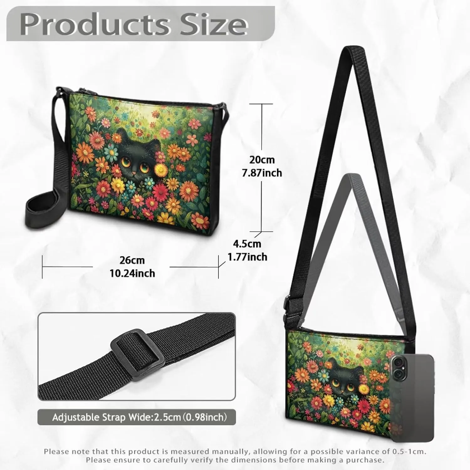 Cross Body Bag for Woman Shoulder Bag Schoolbag Small Handbags Cell Phone Purse Mini Wallet
