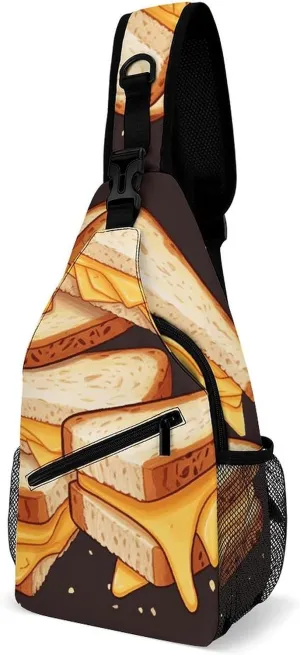 Crossbody Bag for Women Men Chest Bag Cherry Japanese Cherry Blossom Sling Bag Crossbody Shoulder Bag Sling Backpack