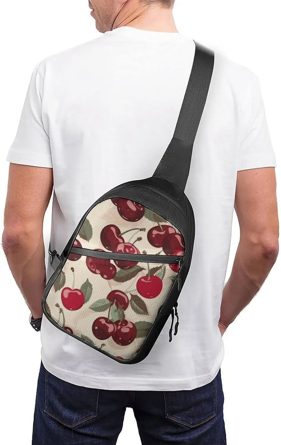 Crossbody Bag for Women Men Chest Bag Christmas Deer Sling Bag Crossbody Shoulder Bag Sling Backpack