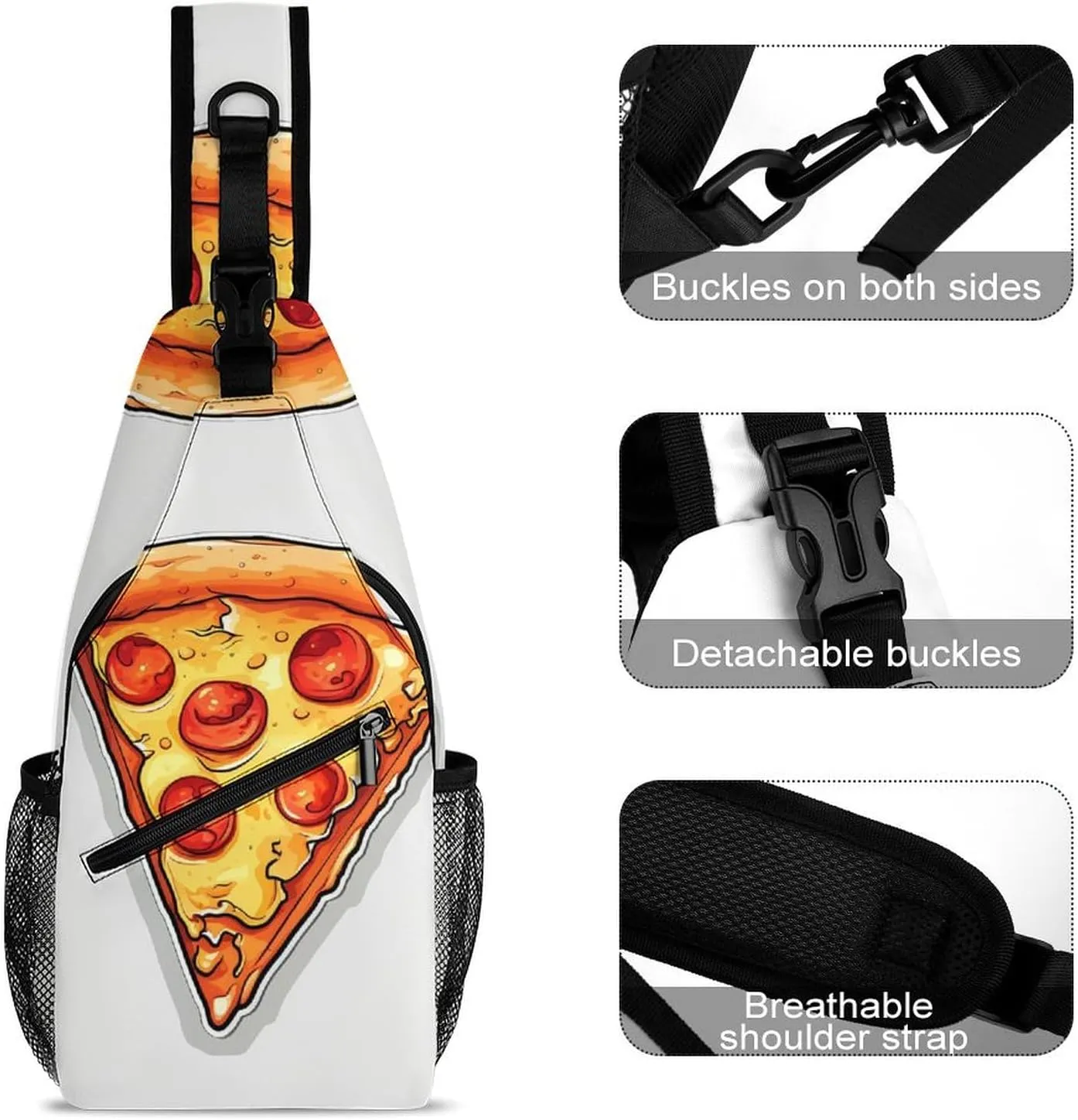 Crossbody Bag for Women Men Chest Bag Cool Dolphin Sling Bag Crossbody Shoulder Bag Sling Backpack