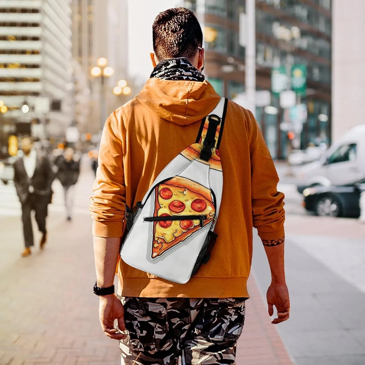 Crossbody Bag for Women Men Chest Bag Cool Dolphin Sling Bag Crossbody Shoulder Bag Sling Backpack