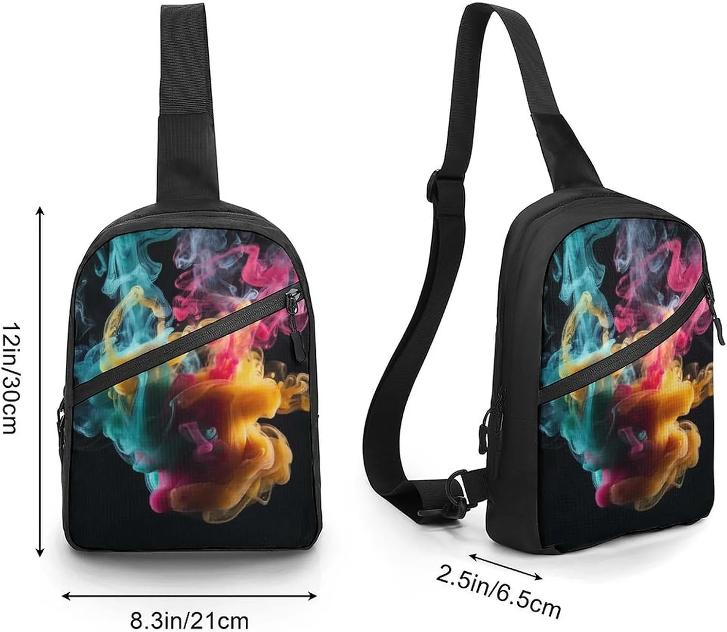 Crossbody Bag for Women Men Chest Bag I Love Penguins Sling Bag Crossbody Shoulder Bag Sling Backpack