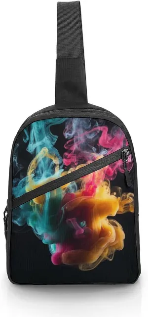 Crossbody Bag for Women Men Chest Bag I Love Penguins Sling Bag Crossbody Shoulder Bag Sling Backpack