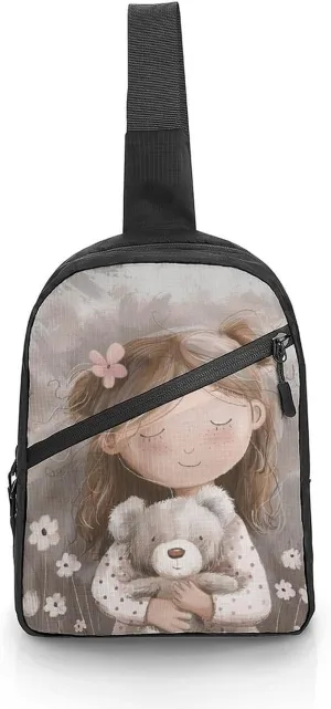 Crossbody Bag for Women Men Chest Bag Orange Slices Sling Bag Crossbody Shoulder Bag Sling Backpack