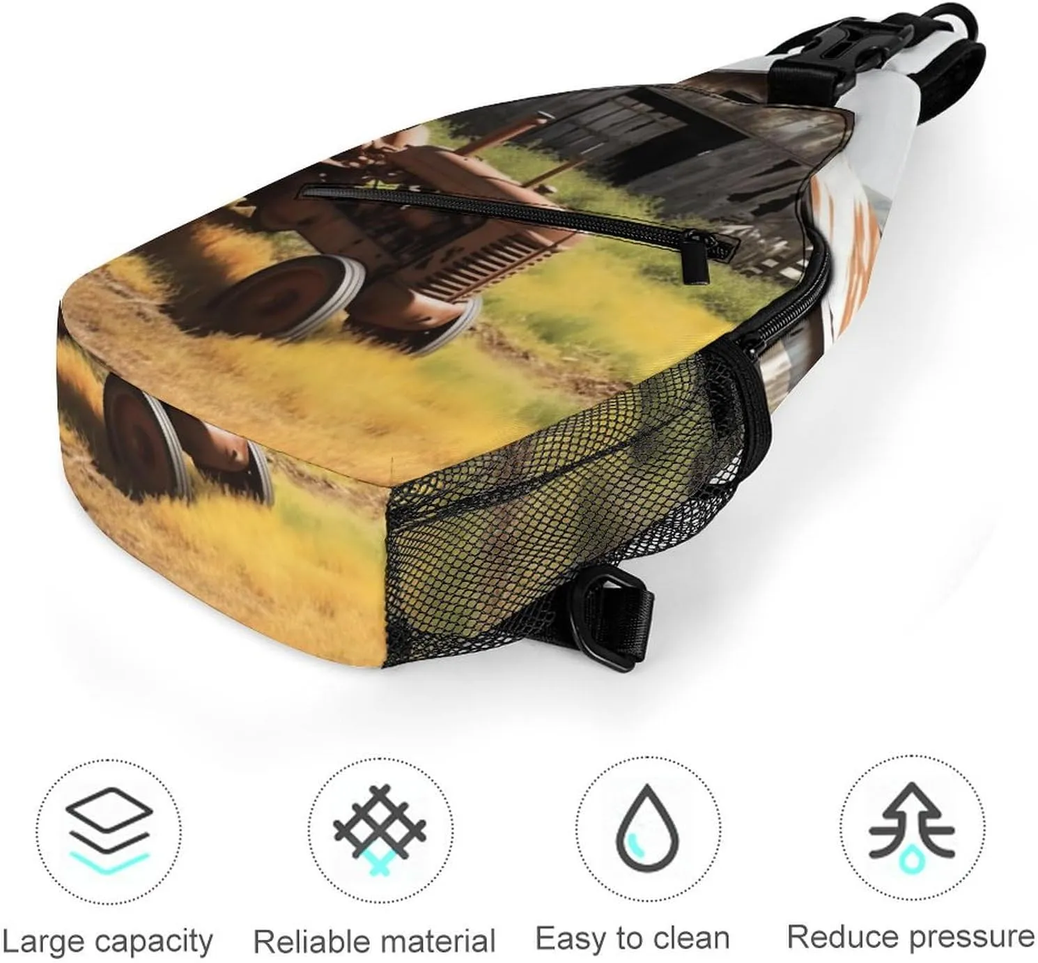 Crossbody Bag for Women Men Chest Bag Owl Sling Bag Crossbody Shoulder Bag Sling Backpack