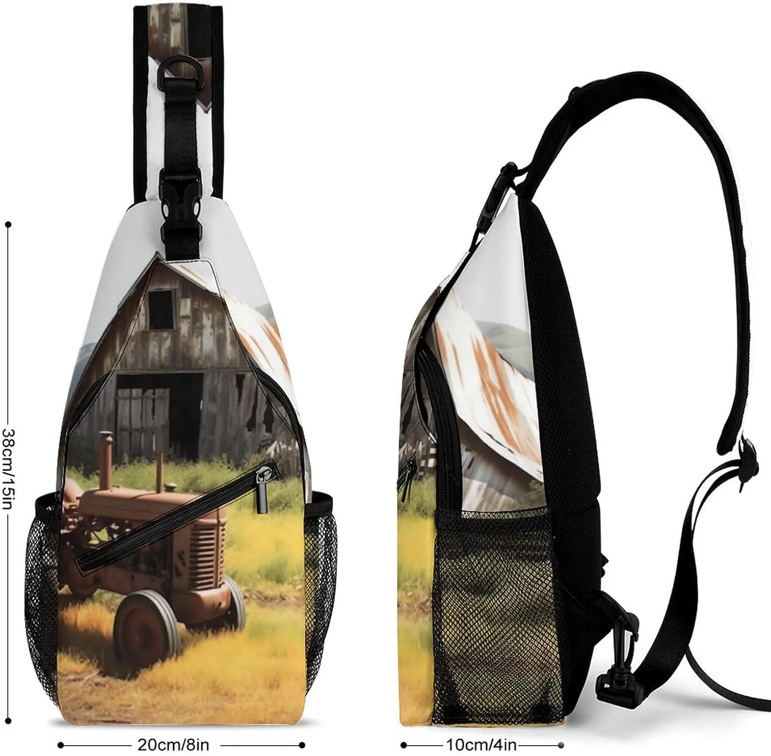 Crossbody Bag for Women Men Chest Bag Owl Sling Bag Crossbody Shoulder Bag Sling Backpack