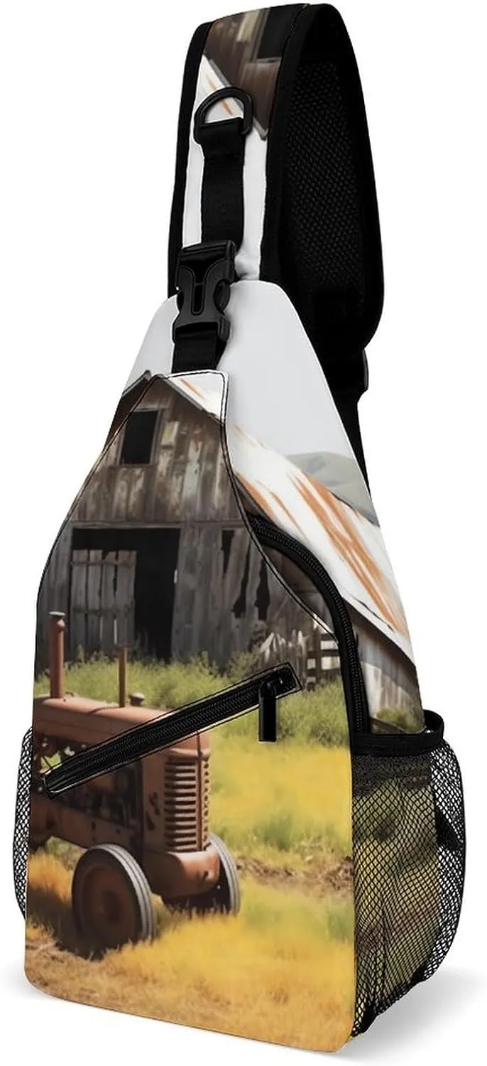 Crossbody Bag for Women Men Chest Bag Owl Sling Bag Crossbody Shoulder Bag Sling Backpack