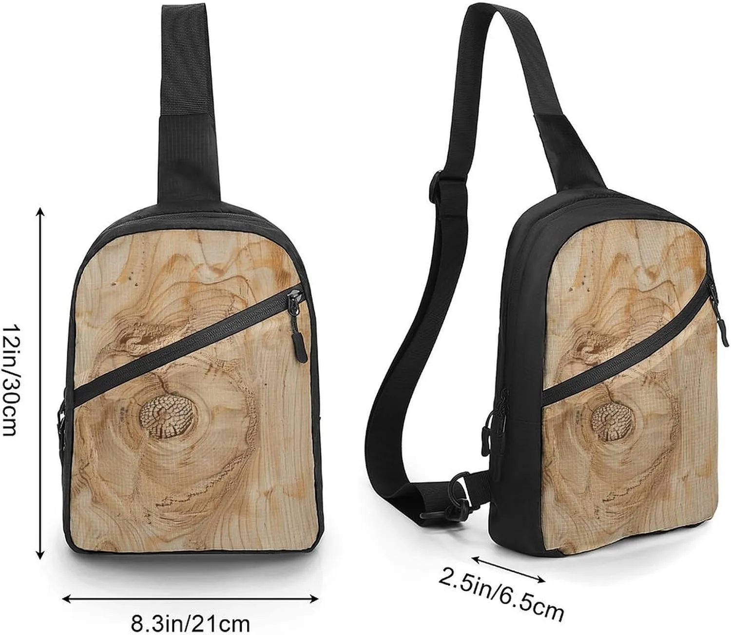 Crossbody Bag for Women Men Chest Bag Wild Deer Sling Bag Crossbody Shoulder Bag Sling Backpack