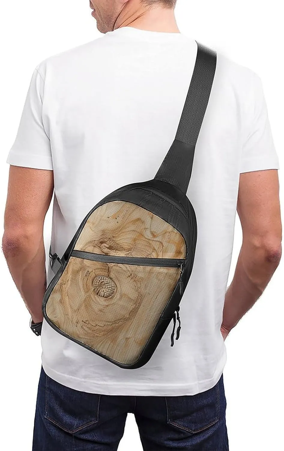 Crossbody Bag for Women Men Chest Bag Wild Deer Sling Bag Crossbody Shoulder Bag Sling Backpack