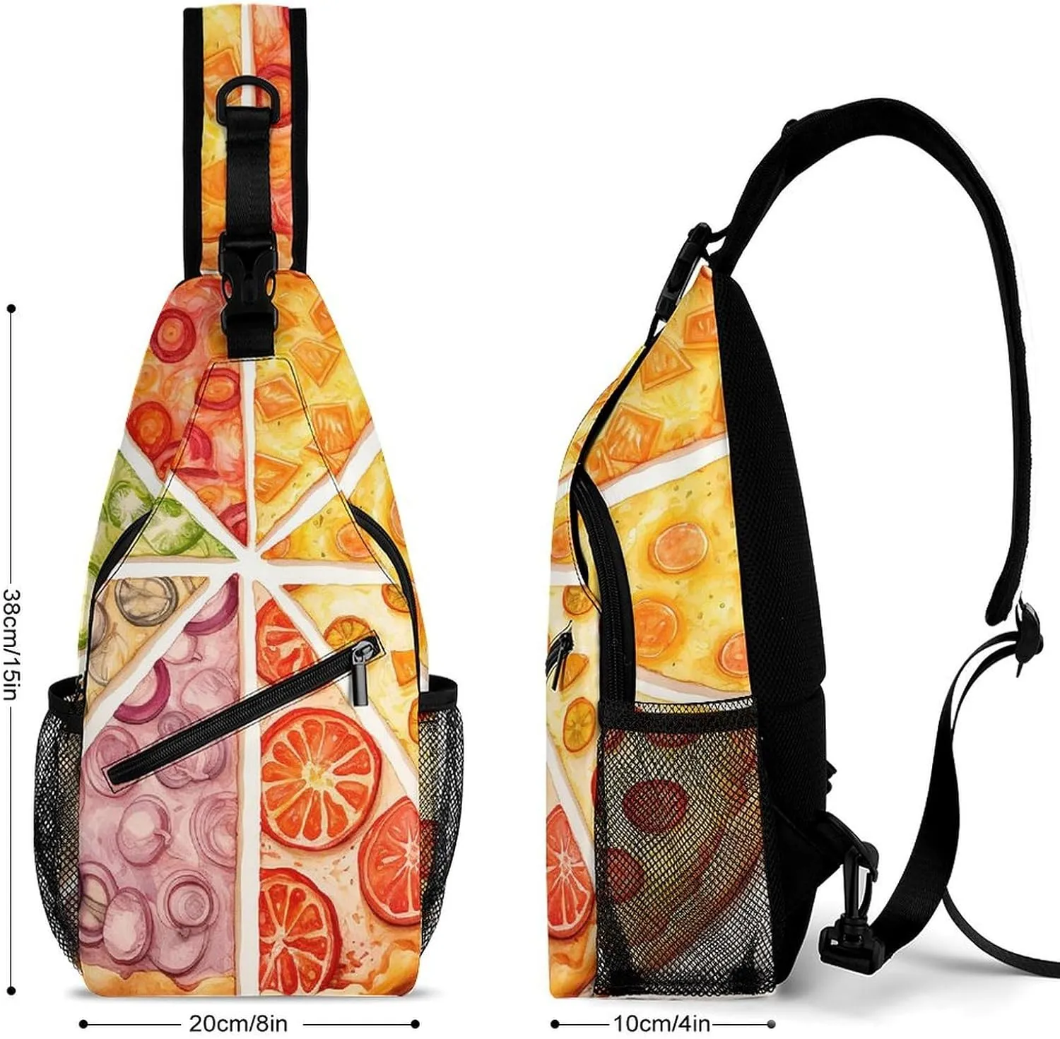 Crossbody Bag for Women Men Chest Bag Wild Elk Sling Bag Crossbody Shoulder Bag Sling Backpack