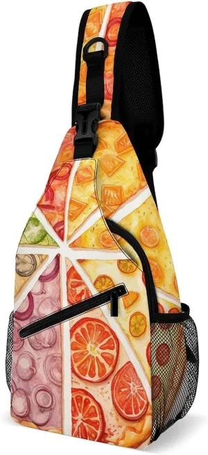 Crossbody Bag for Women Men Chest Bag Wild Elk Sling Bag Crossbody Shoulder Bag Sling Backpack