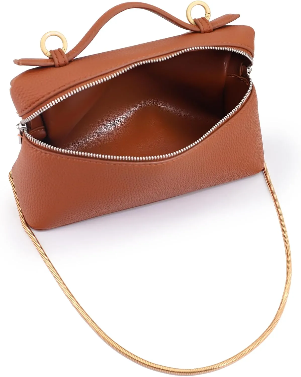 Crossbody Bag for Women Pouch Top-Handle Bag Designer Shoulder Leather Handbag Trendy Purse