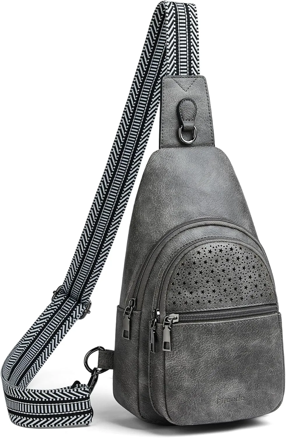 Crossbody Bags for Women 4-Pockets Sling Bag Fanny Pack Chest Purse Backpack Casual Daypacks Travel Shopping