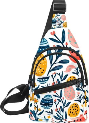 Crossbody Bags for Women Cross Body Bag for Woman Sling Bag Crossbody Bag Happy Easter Sling Backpack Travel