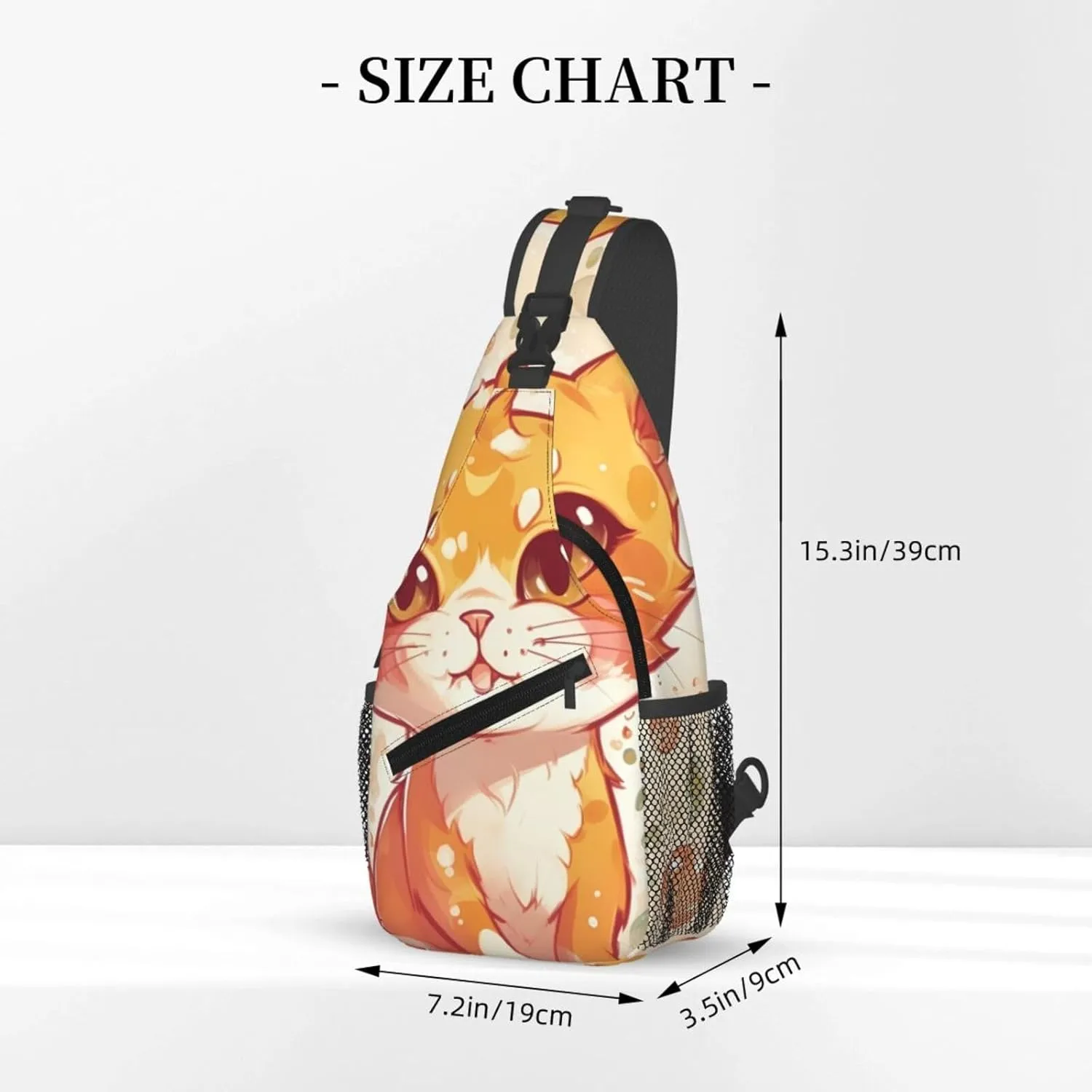 Crossbody Bags for Women Men Trendy Sling Bag Casual Chest Bag Golden Leaves Shoulder Bag for Travel Sport
