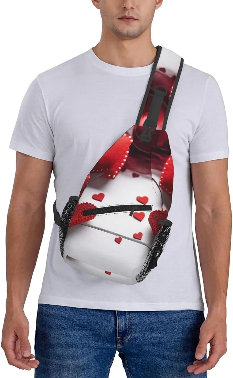 Crossbody Bags for Women Men Trendy Sling Bag Casual Chest Bag Heron Shoulder Bag for Travel Sport