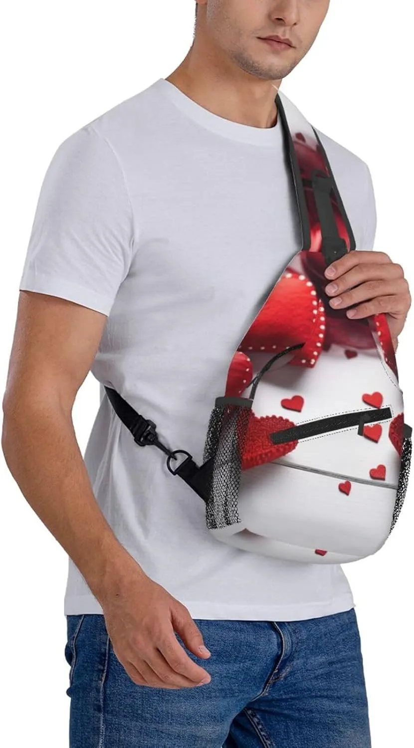 Crossbody Bags for Women Men Trendy Sling Bag Casual Chest Bag Heron Shoulder Bag for Travel Sport