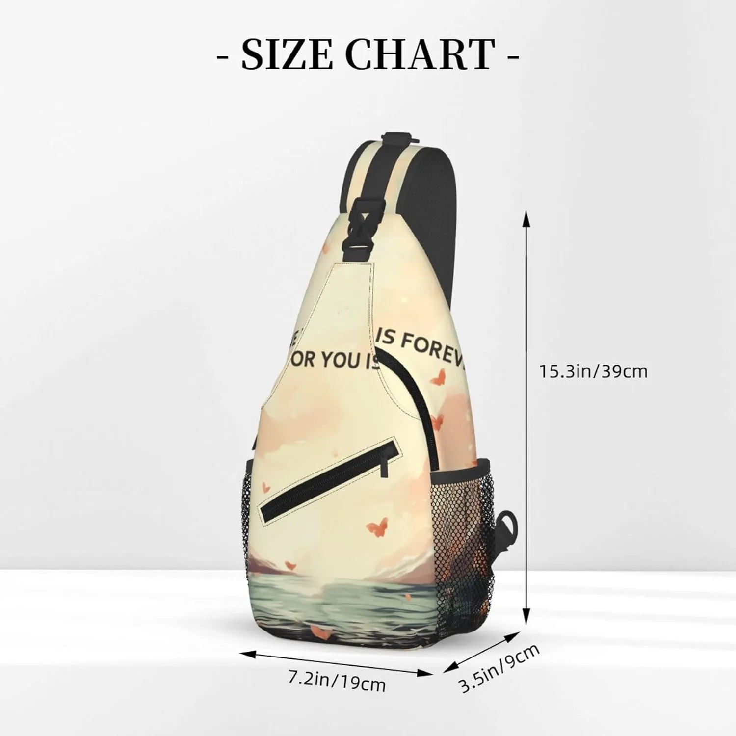 Crossbody Bags for Women Men Trendy Sling Bag Casual Chest Bag Mexican Folk Art Patterns Shoulder Bag for Travel Sport