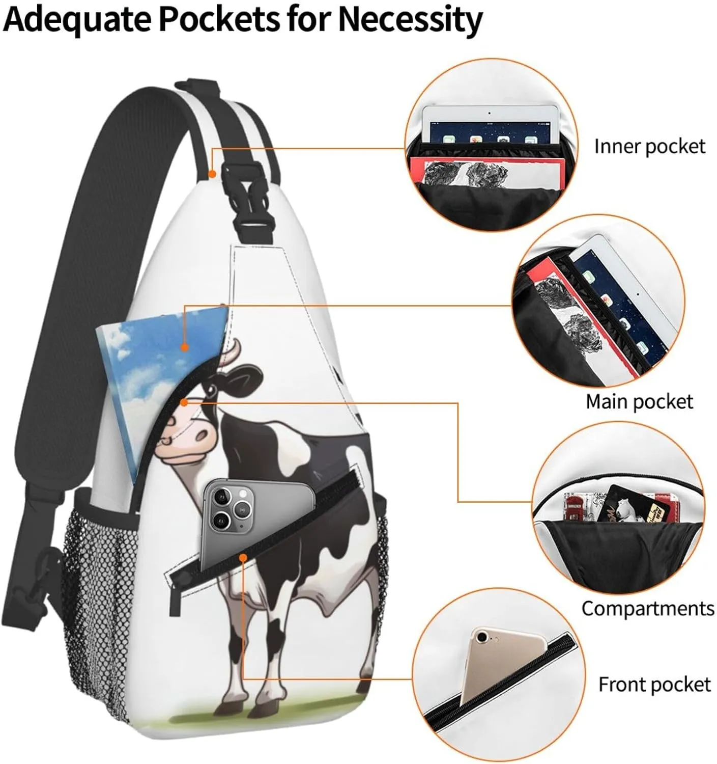 Crossbody Bags for Women Men Trendy Sling Bag Casual Chest Bag Sea Turtle Shoulder Bag for Travel Sport