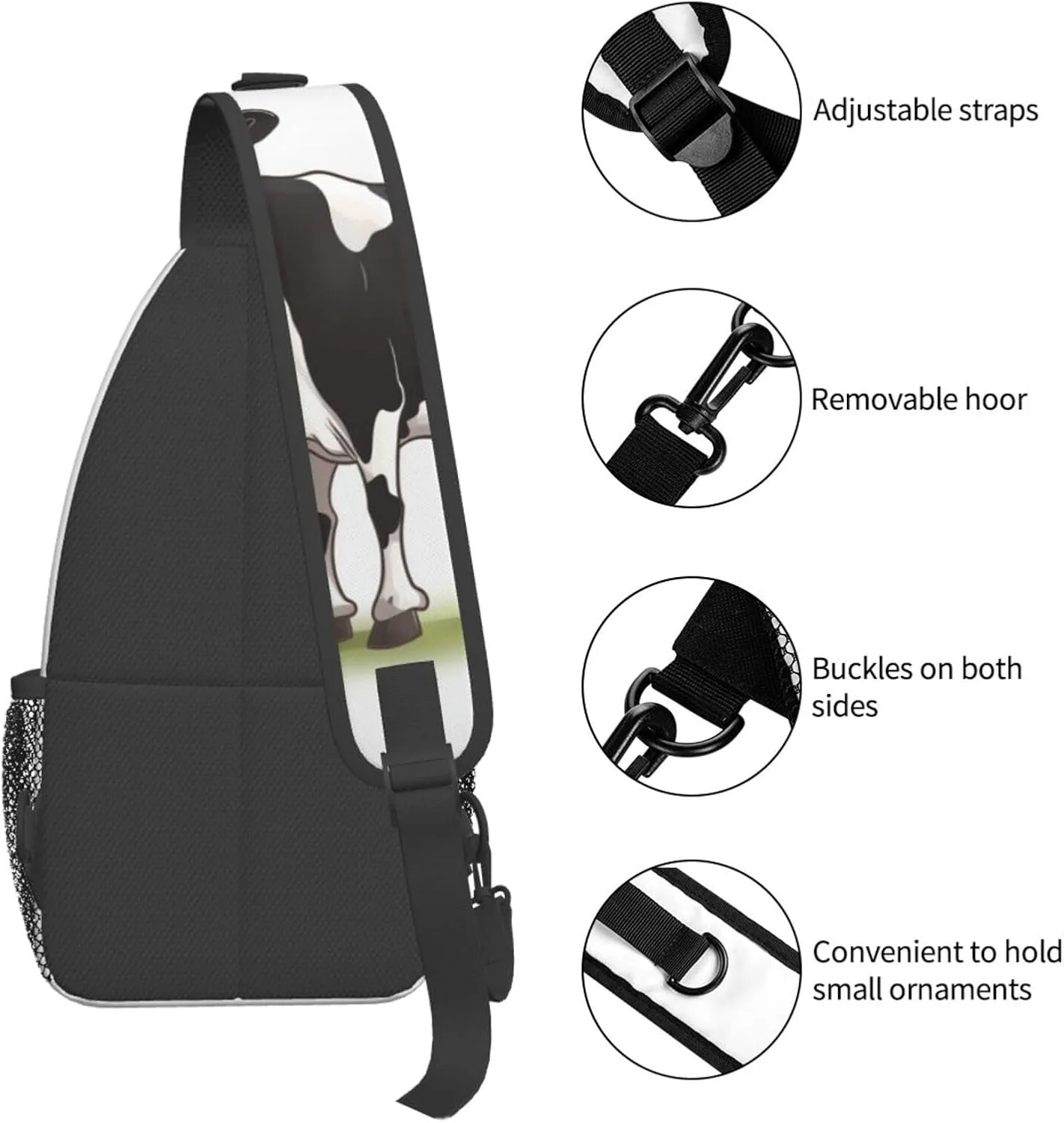 Crossbody Bags for Women Men Trendy Sling Bag Casual Chest Bag Sea Turtle Shoulder Bag for Travel Sport