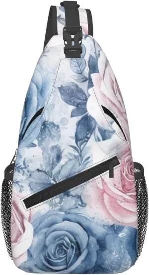Crossbody Bags for Women Men Trendy Sling Bag Casual Chest Bag Yellow Pattern Shoulder Bag for Travel Sport