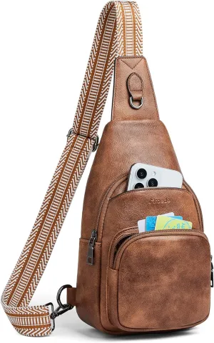 Crossbody Bags for Women Sling Bag Fanny Pack Casual Daypacks Small Backpack Chest Travel Purse Anti Theft