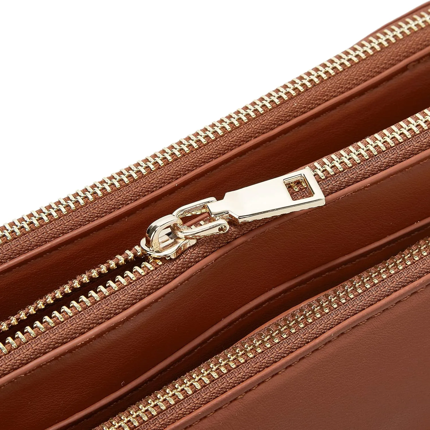 Crossbody Bags for Women Three-Layer Shoulder Bag Vegan Leather Multiple Compartments Handbag Purses Satchel Hobo Clutch 2024