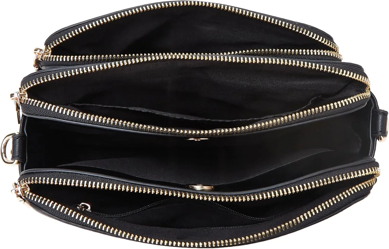 Crossbody Bags for Women Three-Layer Shoulder Bag Vegan Leather Multiple Compartments Handbag Purses Satchel Hobo Clutch 2024