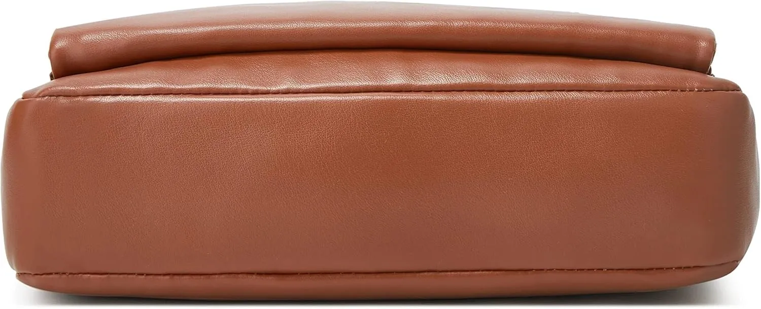 Crossbody Bags for Women Three-Layer Shoulder Bag Vegan Leather Multiple Compartments Handbag Purses Satchel Hobo Clutch
