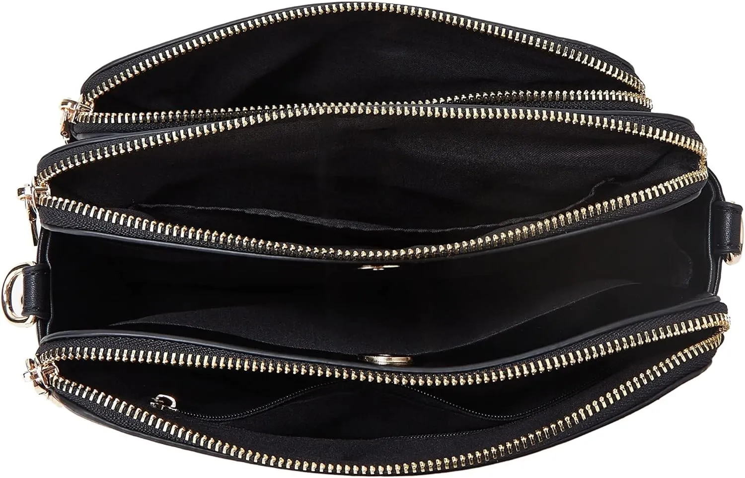 Crossbody Bags for Women Three-Layer Shoulder Bag Vegan Leather Multiple Compartments Handbag Purses Satchel Hobo Clutch