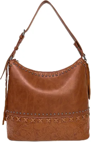 Crossbody Bags for women, Vintage Leather Crossbody Handbags, Hobo Tote Handbags