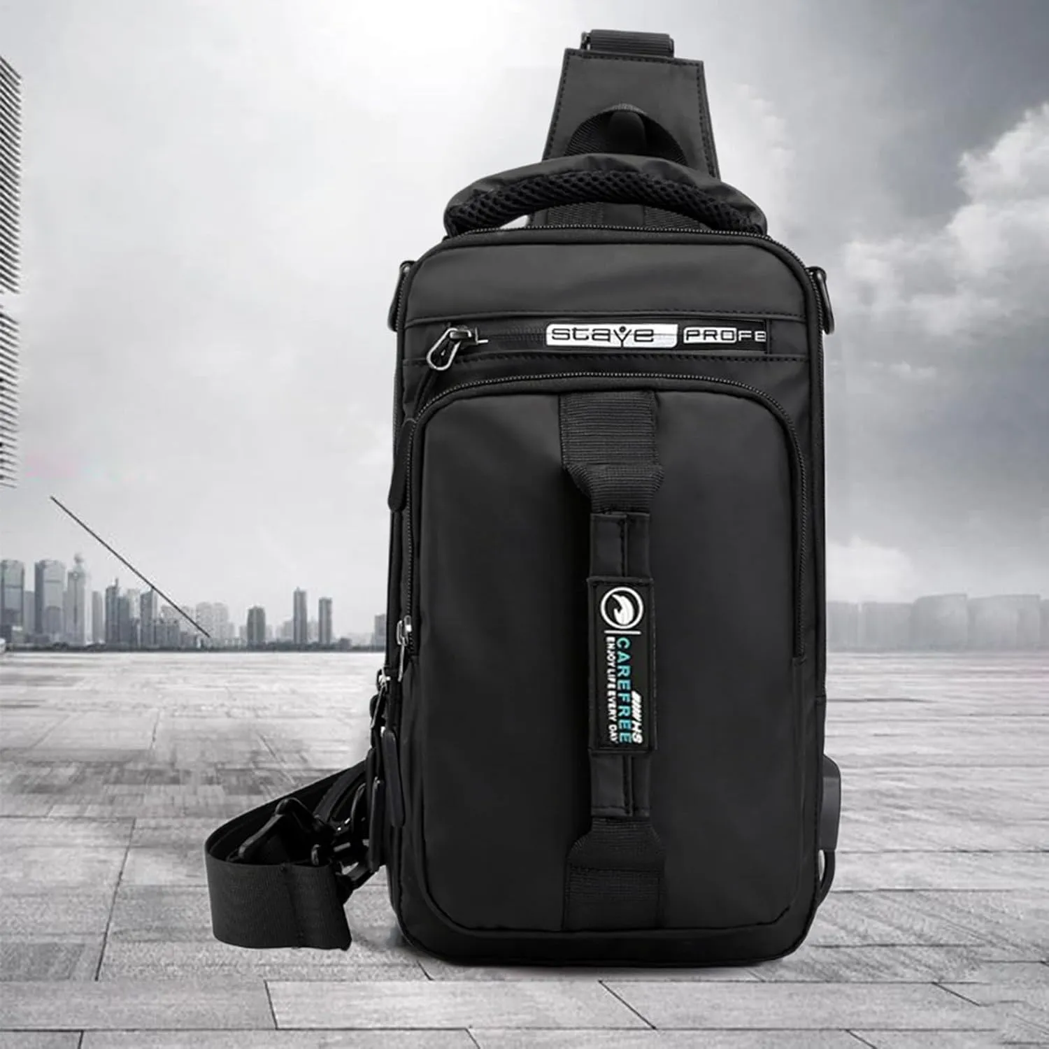 Crossbody Bags Sling Backpack for Women and Men, Casual Chest Bag, Shoulder Bag, Travel Hiking Daypack
