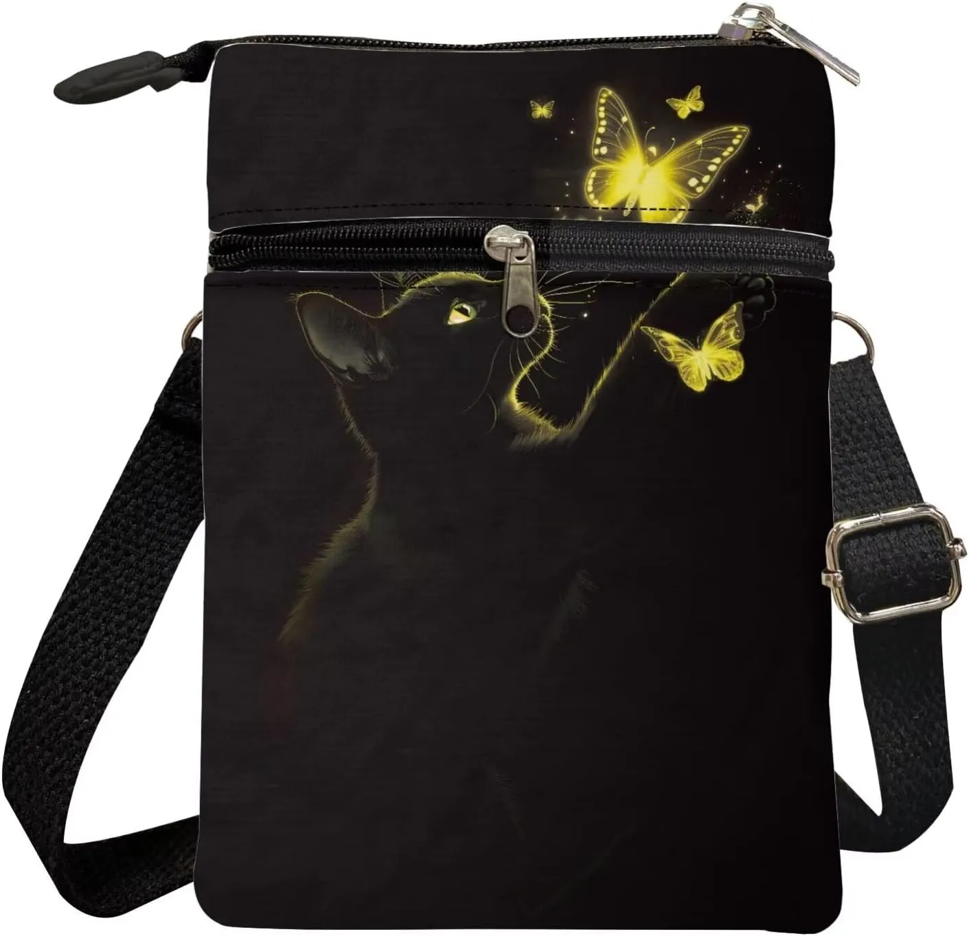 Crossbody Purses for Women Trendy Lightweight Fanny Pack with Zipper Adjustable Strap Cross Body Purses for Women