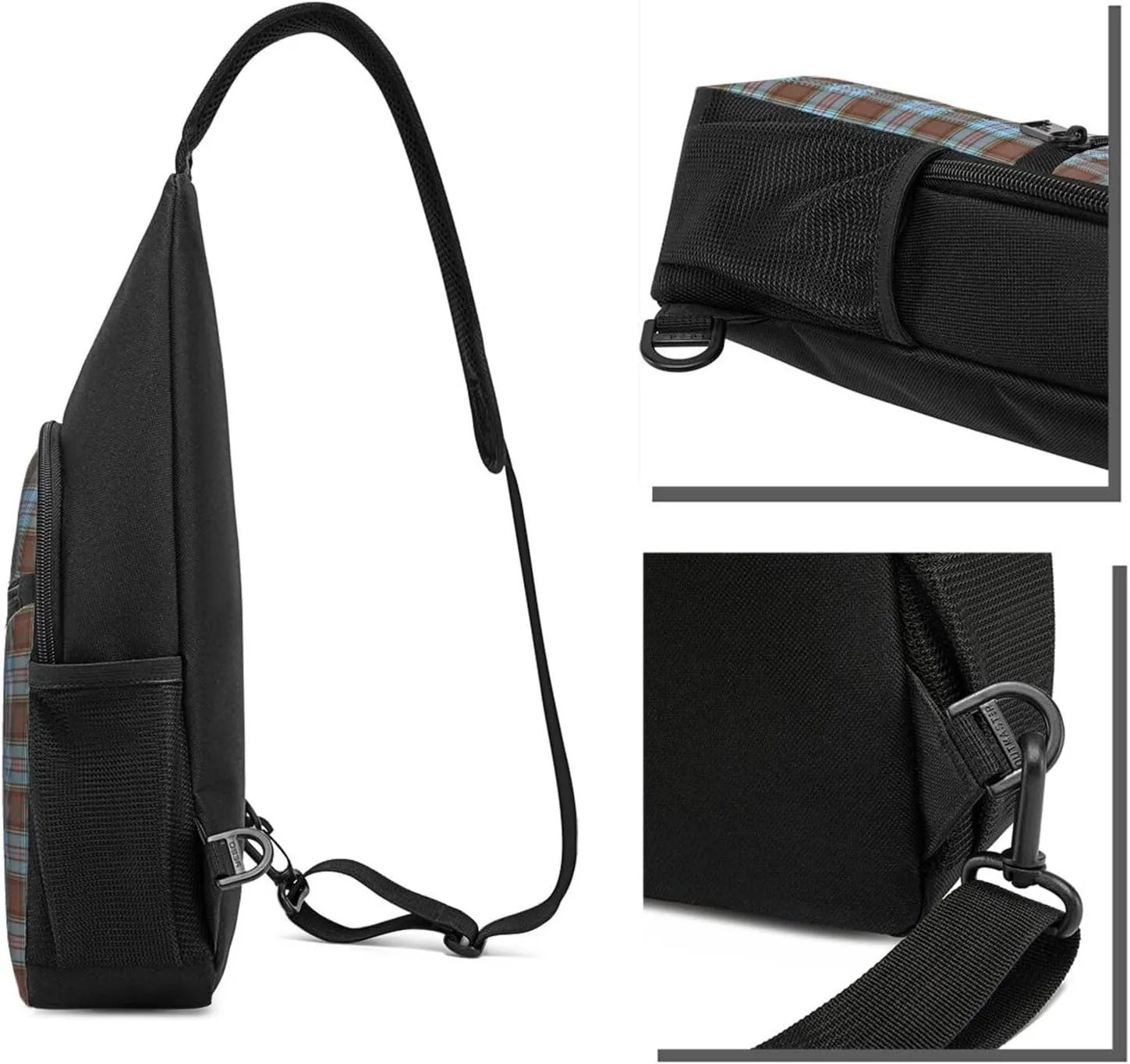 Crossbody Sling Backpack Anderson Ancient Tartan Shoulder Chest Bag Daypack for Traveling Sport