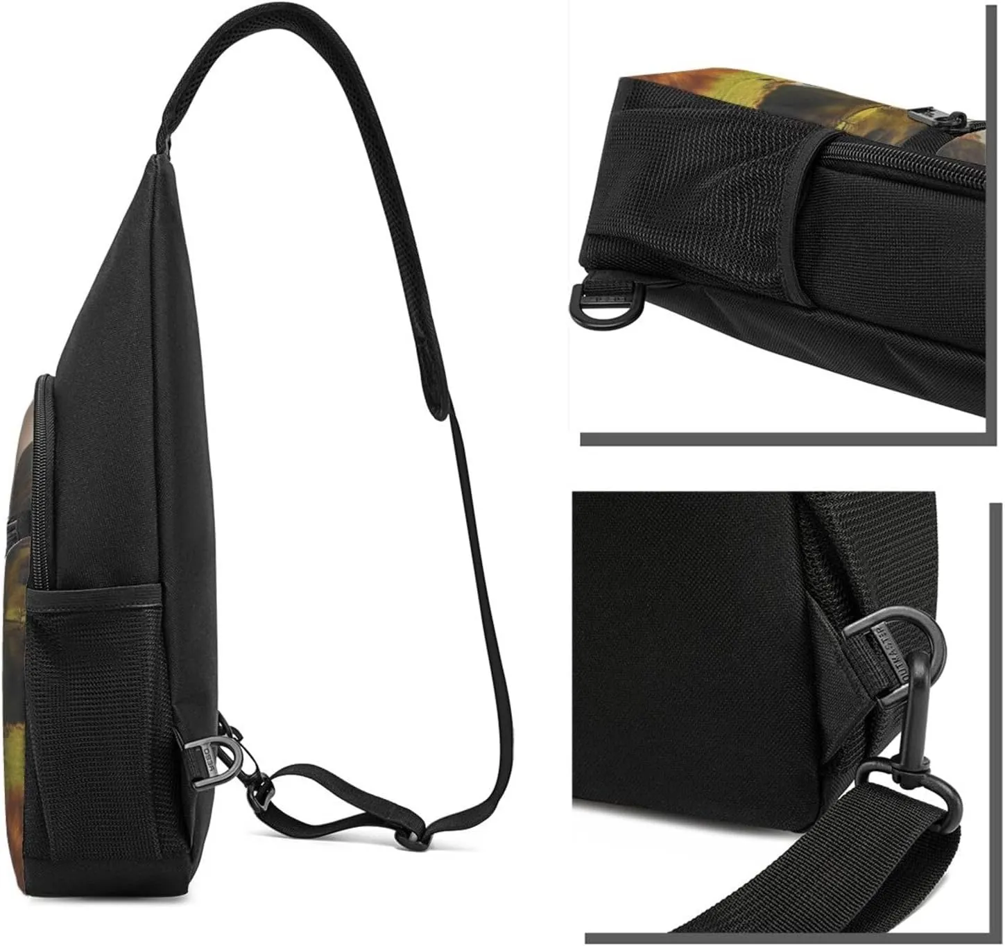 Crossbody Sling Backpack Sling Bag for Men Women Cross Chest Bag Shoulder Bag Lake District National Park3 Travel Hiking Daypack