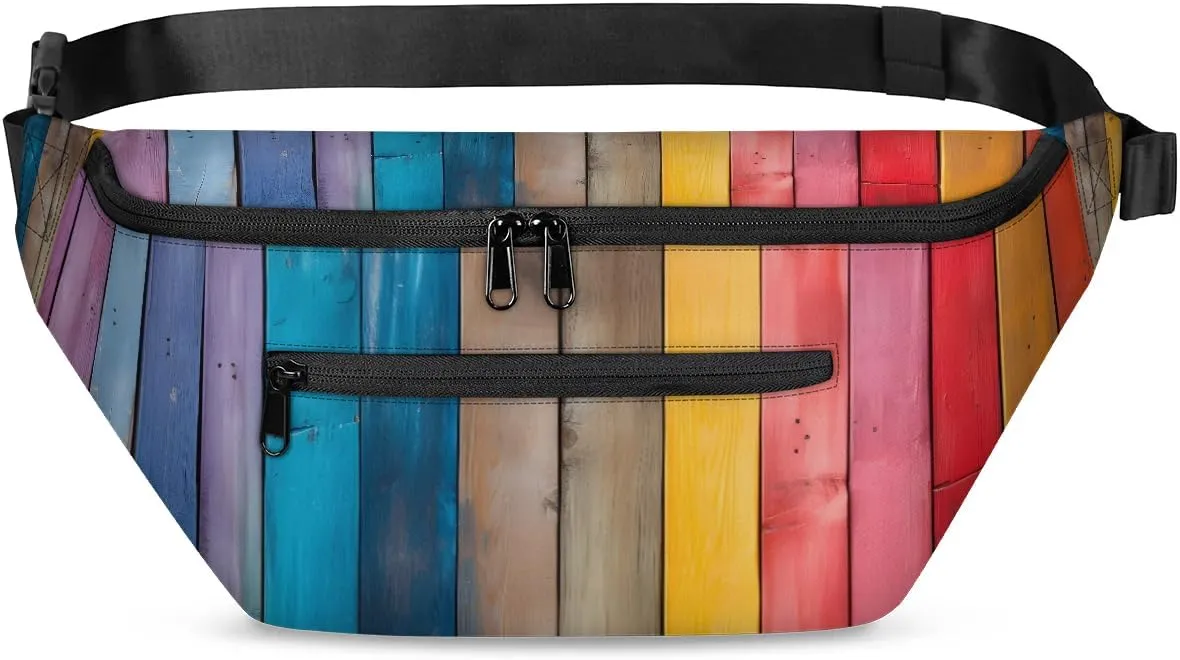 Crossbody Sling Bag for Women Men Plaid Pattern Lightweight Waterproof Travel Essentials