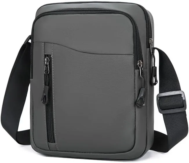 Crossbody Sling Bag or Messenger bag for Men, Wear-resistant Water Resistant Tote Shoulder Bag Daypack for Travel Hiking