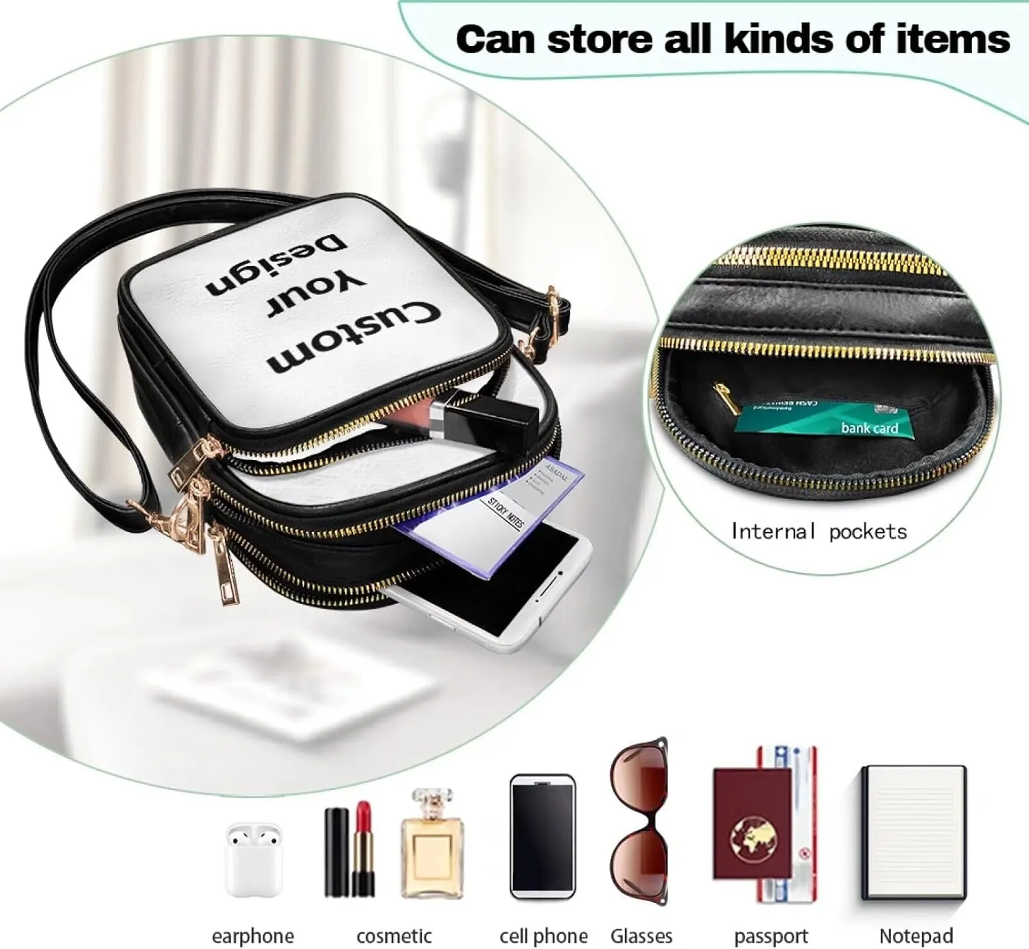 Crossbody Sling Bags for Women Crossbody Cell Phone Purse Wallet Sling Bag Shoulder Strap Lightweight Small Satchel