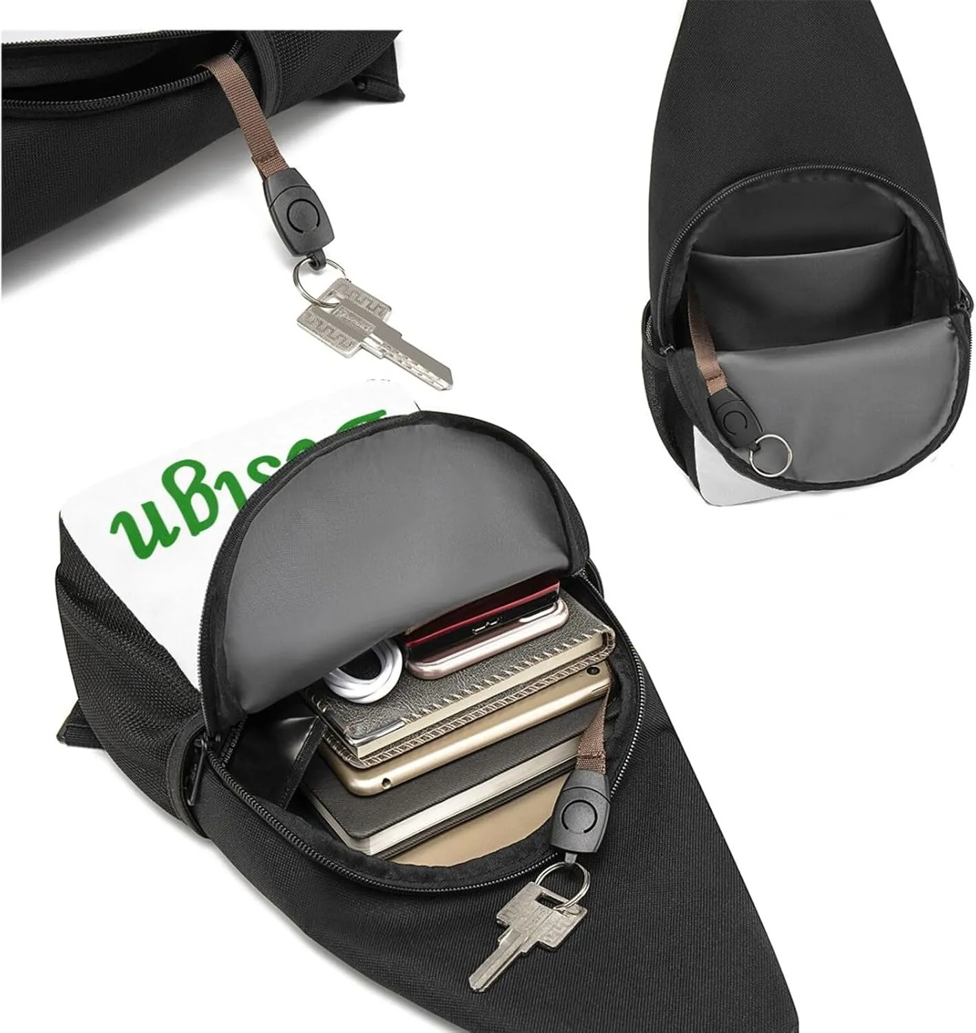 Custom Sling Bag Hiking Daypacks Personalized Crossbody Bags Chest Bag Sports Bag Customized Casual Travel Bag For Men Women