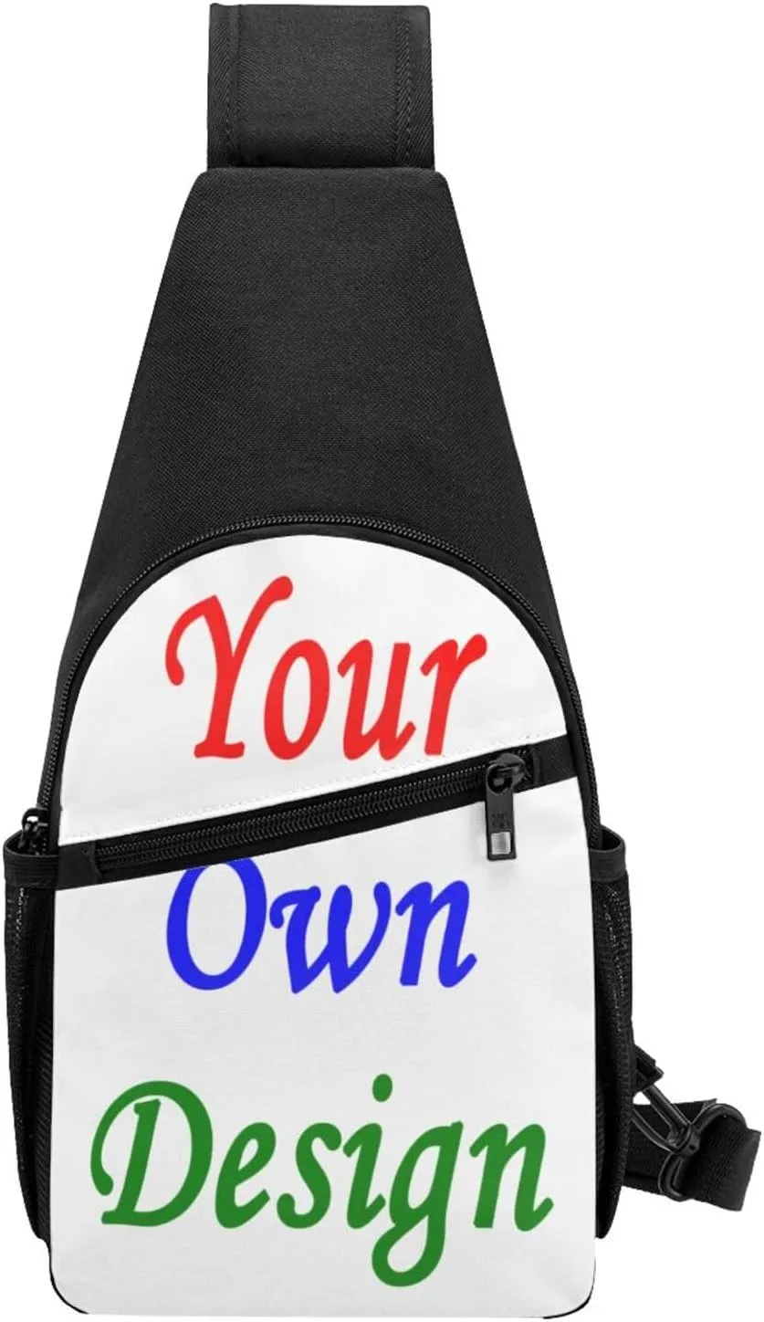 Custom Sling Bag Hiking Daypacks Personalized Crossbody Bags Chest Bag Sports Bag Customized Casual Travel Bag For Men Women