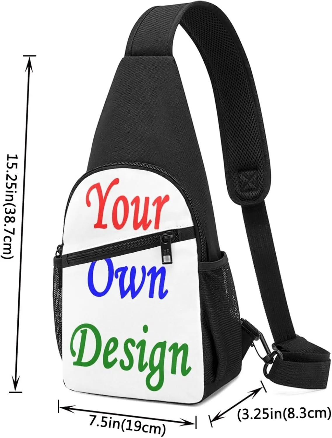 Custom Sling Bag Hiking Daypacks Personalized Crossbody Bags Chest Bag Sports Bag Customized Casual Travel Bag For Men Women