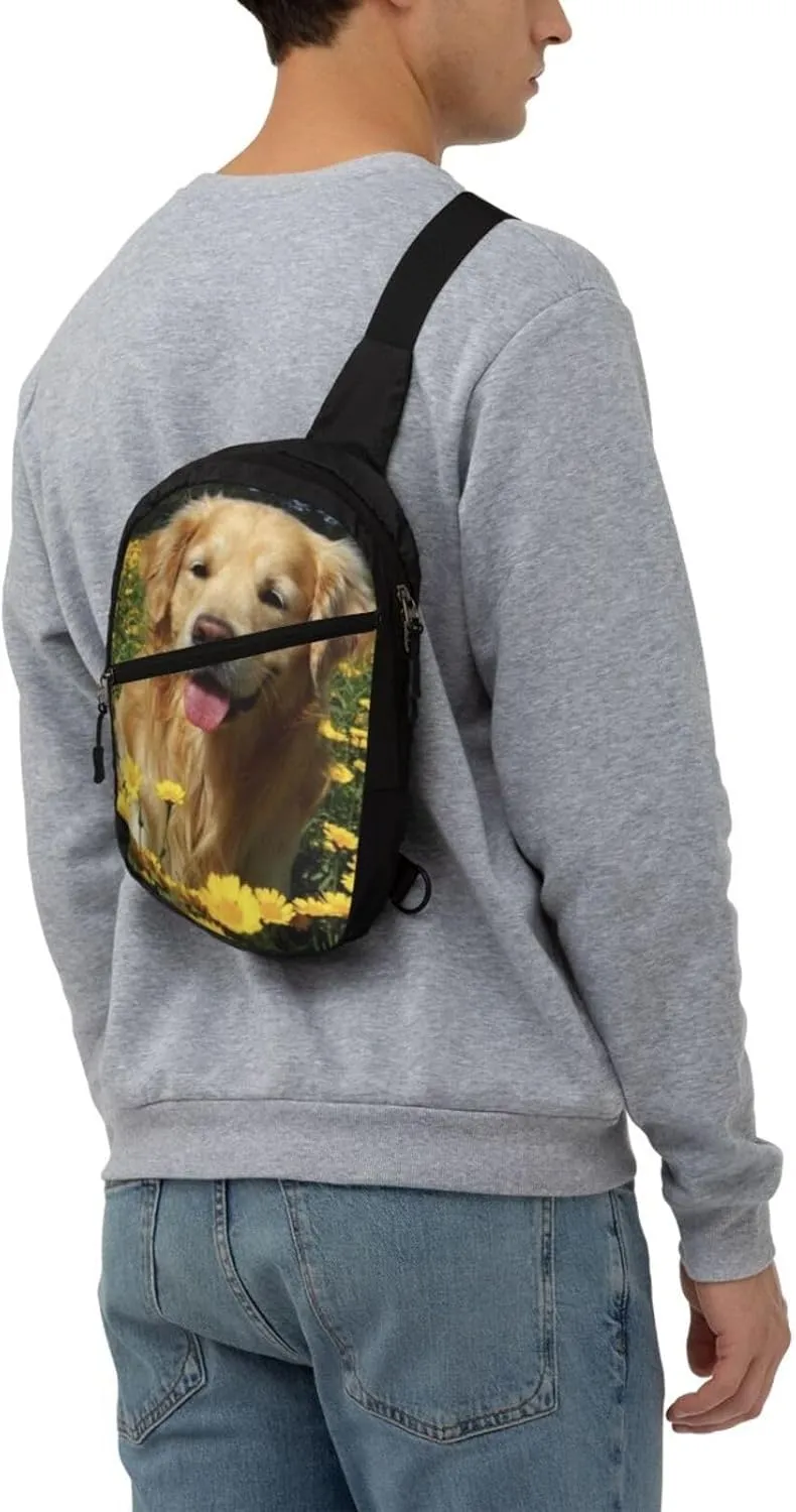 Custom Sling Bag Personalized Crossbody Shoulder Bags Leisure Sports Outdoor Customized Chest Bag For Men Women