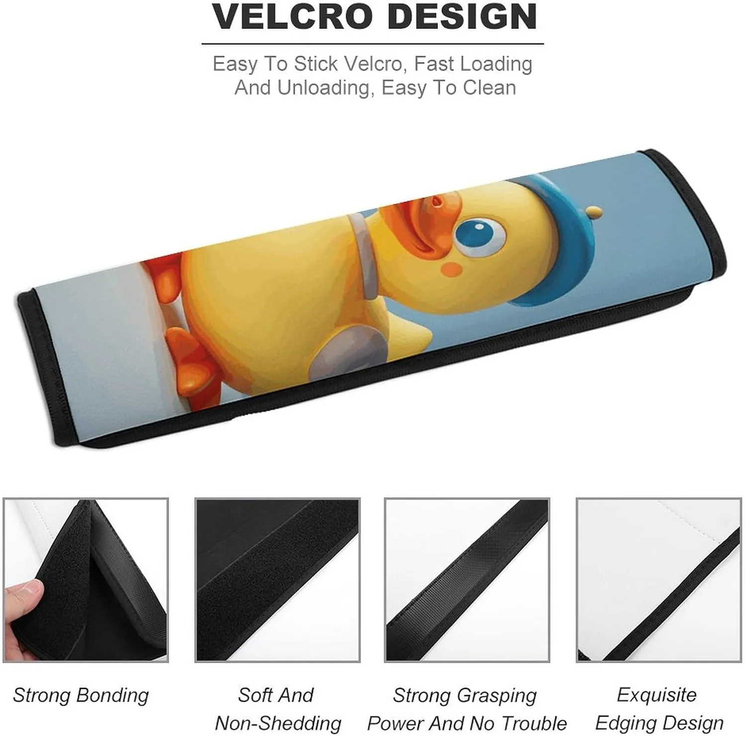 Cute Diorama Duck Auto Seat Belt Cover 1PCS Universal Car Seat Belt Shoulder Protector Pad, Protect Your Shoulders and Neck for Car Seat Belt, Shoulder Bag, Backpack