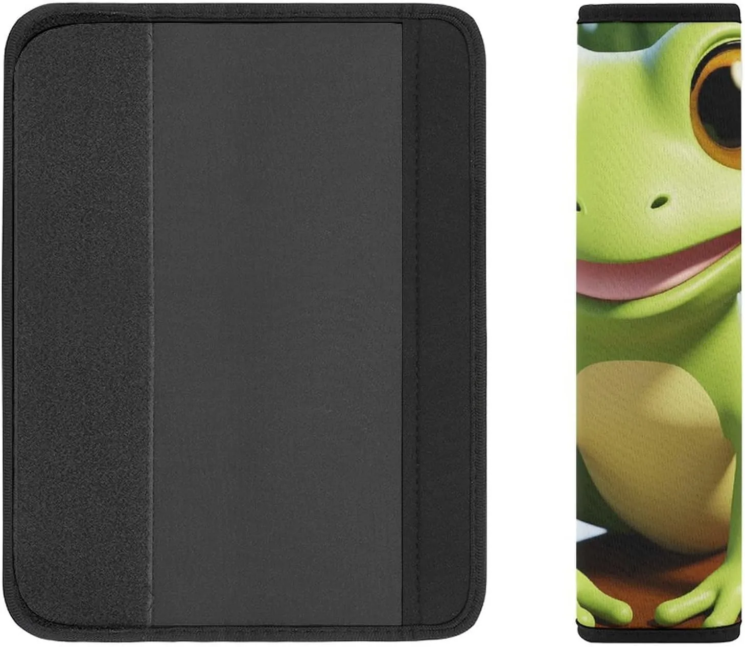 Cute Frog Auto Seat Belt Cover 2PCS Universal Car Seat Belt Shoulder Protector Pad, Protect Your Shoulders and Neck for Car Seat Belt, Shoulder Bag, Backpack