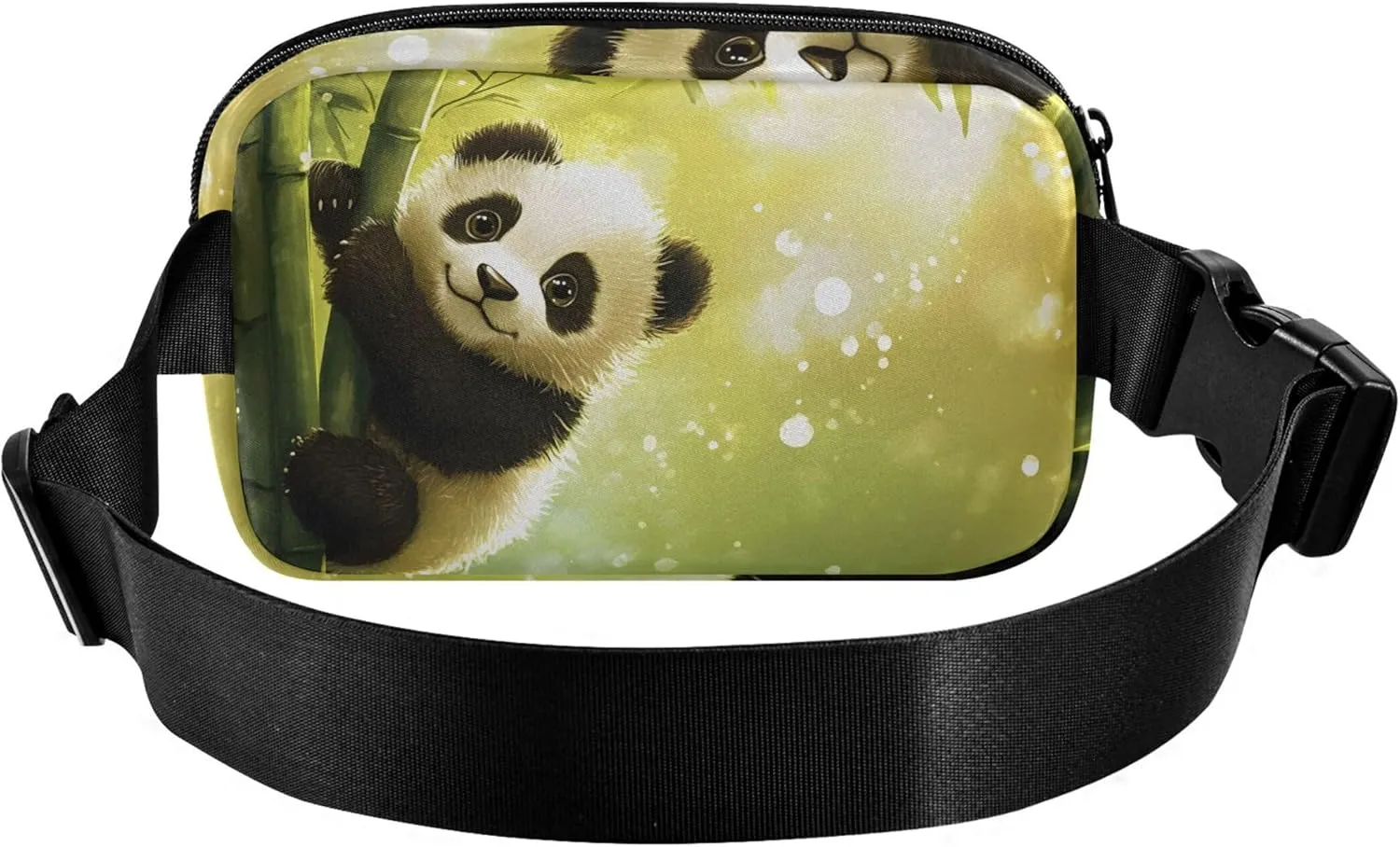 Cute Panda Hang Bamboo Women Fanny Packs Waterproof Belt Bag Hip Pack Cute Cross Body Waist Pack