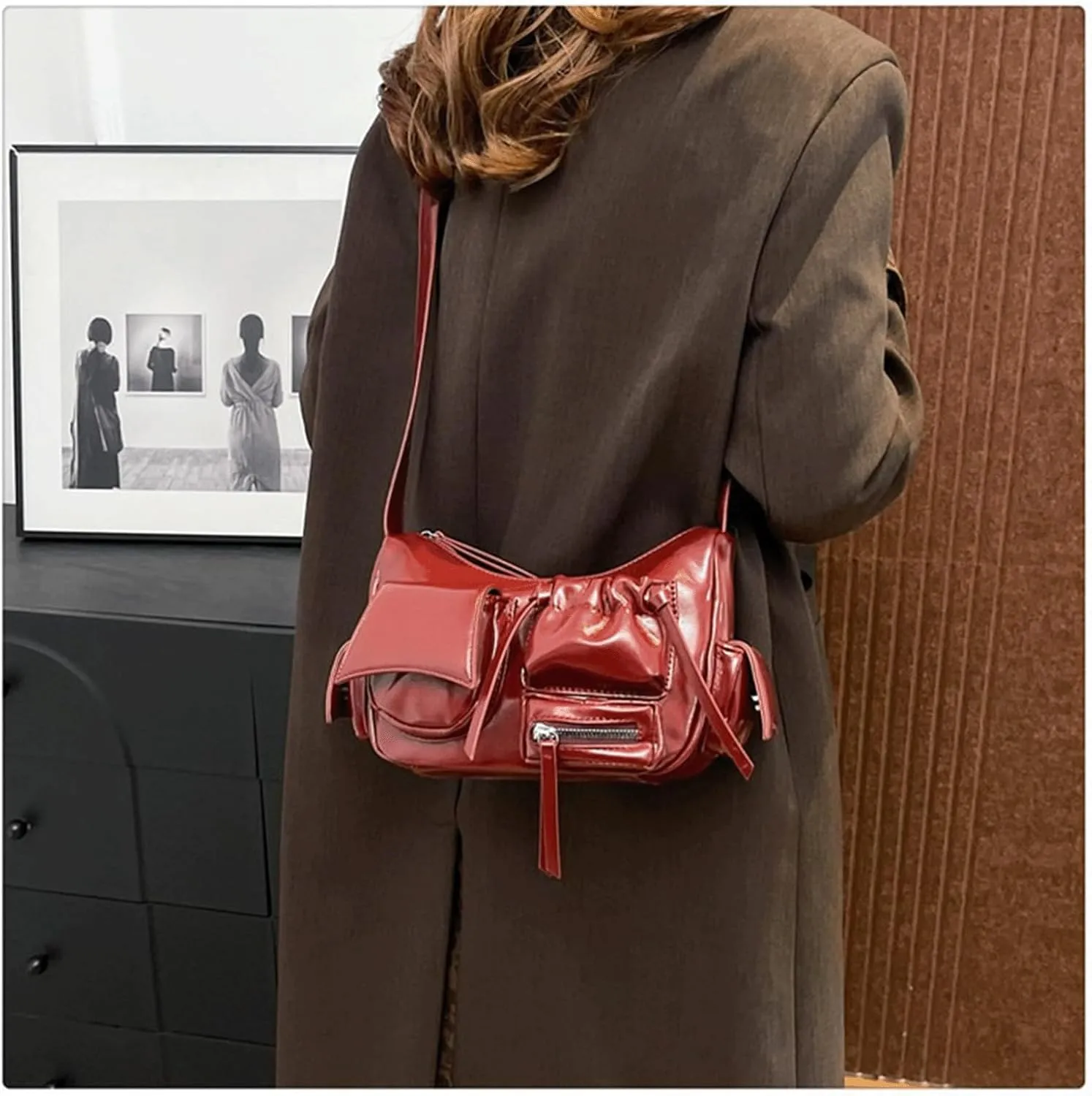 Cute Purse Retro Street Bag Y2k Edgy Streetwear Purses Classic Elegance Luxurious and Vintage Handbag