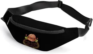 Daddy Little Meatball Italian Funny Fanny Pack Crossbody Bag Waist Pack Chest Bag Sling Backpack for Enjoy Sports Workout Traveling Running