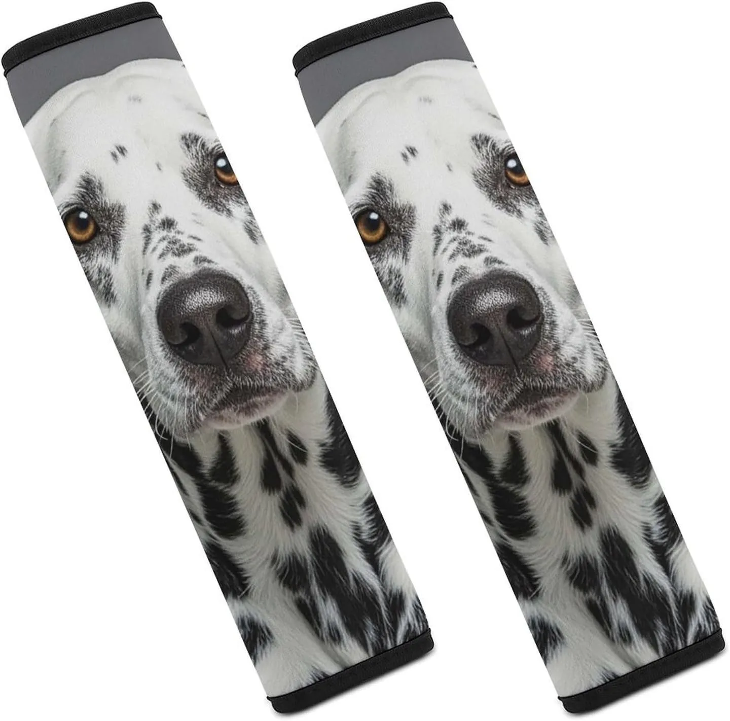 Dalmatian Auto Seat Belt Cover 2PCS Universal Car Seat Belt Shoulder Protector Pad, Protect Your Shoulders and Neck for Car Seat Belt, Shoulder Bag, Backpack